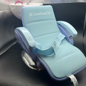 American Girl Doll 2013 Spa Chair Blue Sound Works!